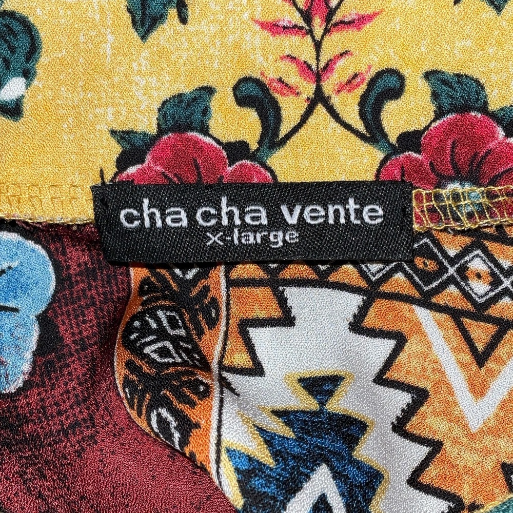 Cha Cha Vente Multicolor Floral Tunic - Picture 4 of 4